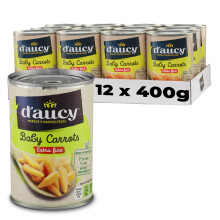 D'aucy Extra Fine Carrots 400 g (Pack of 12)