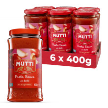 Mutti Tomato & Garlic Pasta Sauce 400g (Pack of 6)