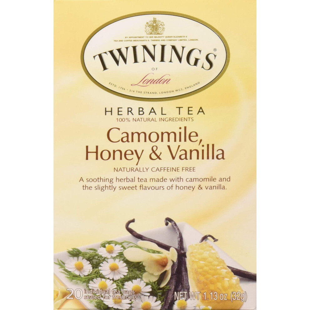 Twinings Herbal Tea Chamomile Honey And Vanilla - 20 Tea Bags