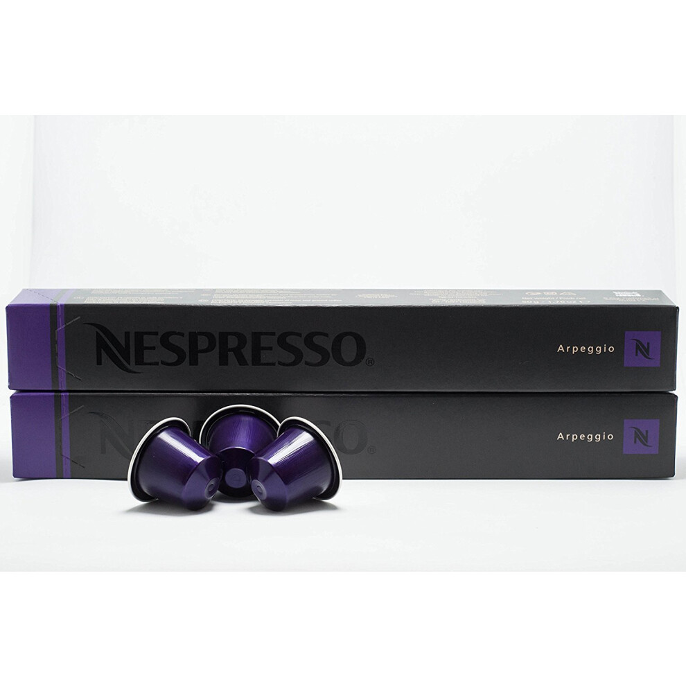 Nespresso Originalline Arpeggio Coffee Machine Capsules 20-Count, 2 Sleeves