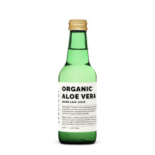 Erbology Organic Aloe Vera Inner Leaf Juice 250ml - Acemannan Polysaccharides > 1600mg/l - Supports Immunity and Gut Health - Sustainably Sourced in