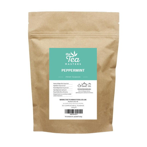 The Tea Masters Prism Teabags - Peppermint (1x50)