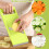 Fatiador de mandolina manual para legumes e frutas, 28 x 10 cm (11 x 4 polegadas) 5
