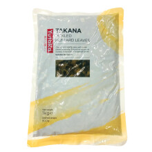 Yutaka Takana Pickled Mustard Leaf 1kg (Pack of 5) | Authentic Japanese Fermented Pickles | Tangy & Umami-Rich Mustard Greens | Bulk Value for