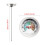 Long Stem Compost Soil Thermometer FastResponse Measuring Probe 10~76C 5