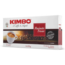Kimbo Macinato Fresco 4 buste da 250g Imported from Italy by kimbo