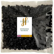 Hides Fine Foods - Dried Sweetened Sour Cherries 1kg - Suitable for Vegetarians - Baking - Granola - Breakfast - Muffins - Snacking - Desserts - Rich