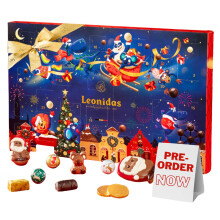 Leonidas Christmas Advent Calendar Belgian Chocolate, 24 Piece 335g