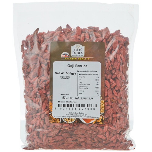 Old India Goji Berries 500g (Packaging may Vary)
