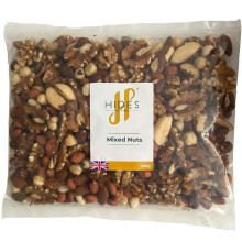 Hides Fine Foods - Mixed Nuts 500g - GMO Free - Suitable for Vegetarians - Great for Baking - Flapjacks, - Breakfast - Granola - Trail Mix - Cooking -
