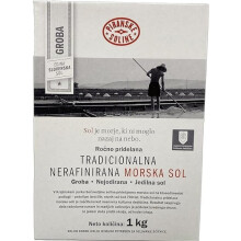 Salt (1 kg Bag) - Purely Organic, Unrefined Sea Salt - Good for Cooking and Table Salt