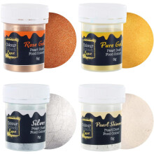 Colour Splash Metallics Multipack, Food Colouring Dust, Powder Colour, Shimmering Finish, Add Sheen To Cake Decorations, Bakes, Icing, Pastes &