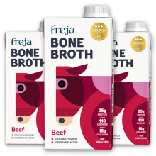 Beef Bone Broth | Grass-Fed | Collagen, Protein & Amino Acids | Low Carb, Keto & Gluten Free | Clear Liquid Broth, not Beef Stock Cubes, Powder or