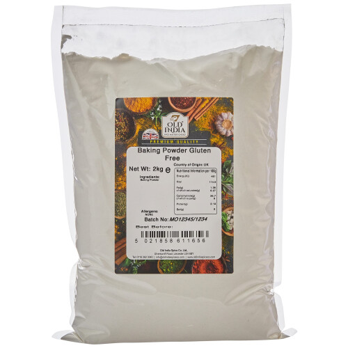 Old India Baking Powder Gluten Free 2kg