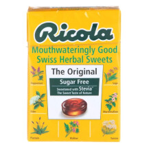 Ricola Original Sugar Free Swiss Herb Drops 45 g (Pack of 10)