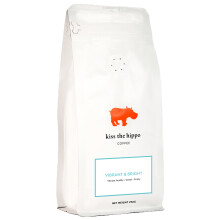 Kiss the Hippo - Vibrant and Bright Coffee | Single Origin | Whole Beans | Cafetiere, Filter | Suitable For Milk | Notes of Red Apple, Orange, Floral