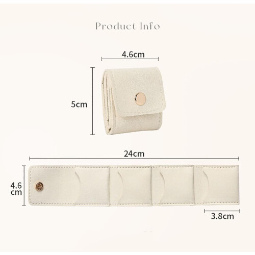 Mini-Reise-Schmuckbeutel – Samtgefüttert, 2er-Pack 1