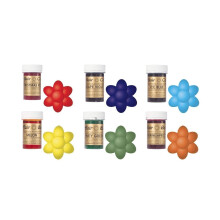 Sugarflair Rainbow Set of 6 Food Colour Gel Pastes. Perfect for Cake Decorating, Baking & Much More