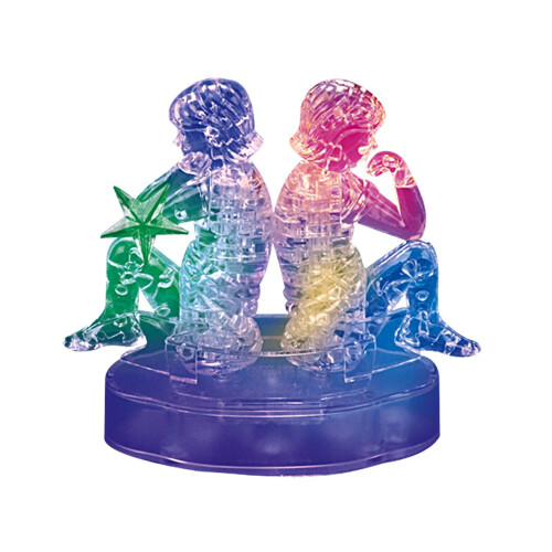 3D Puzzle Jig-saw Clear Twelve 12 Constellation Astrolog Flash LED Light 1