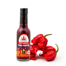 Poppamies Fire Demon Chili Hot Sauce - Gluten-free, Lactose free, Vegan - Spiciness: 11/10 150ml