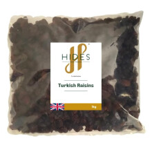 Hides Fine Foods - Turkish Raisins 1kg - GMO Free - Suitable for Vegetarians - Baking - Desserts - Cakes - Cookies - Tart - Mince Pies - Granola