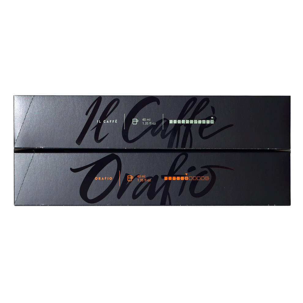 Nespresso Vertuo Line Espresso Assortment Of Coffee: Il Caffe, Orafio 20 Capsules Pods