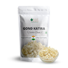 Bliss of Earth Gond Katira Edible Gum, AA Grade Clear White Tragacanth Gum For Natural Hyderation, Drinks & Jelly, 100gm