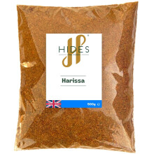 Hides Fine Foods - Harissa 500g - GMO Free - Suitable for Vegetarians - Meat Marinade - Meat Rub - North African Cooking - Stews - Vegetable Seasoning