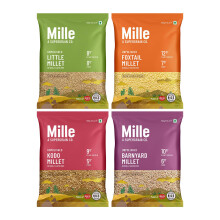 Mille Grains Combo | Foxtail, Little, Kodo and Banyard Millet | 500 g X 4