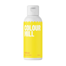 Colour Mill Food Colouring Yellow 100ml - Next Generation Oil Based Food Colouring for Baking, Decorating, Icing and Cooking Food Dye DIY Slime and