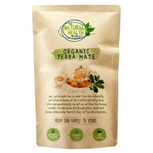 The Natural Health Market Organic Yerba Mate Tea Bags 50 Pack ? Naturally Caffeinated & Plastic Free
