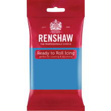 Renshaw Ready to Roll icing, Turquoise, 250 g (Pack of 4)
