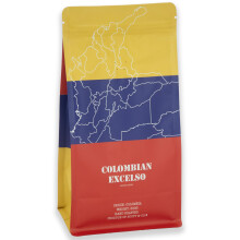 Scott&Co. Colombian Excelso Ground Coffee. 100% Arabica Medium Roast Ground Coffee, Single Origin. 500g