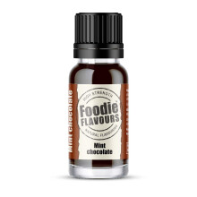 Foodie Flavours Natural Mint Chocolate Flavouring, High Strength - 15ml
