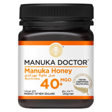 Manuka Doctor 15 Plus Honey with Aloe Vera (250 g, 40 MGO)