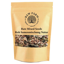 1 kg Raw Seeds Mix ? Pumpkin, Sunflower Kernels, Flaxseed, Pine Nuts & Hemp Seeds ? Gluten & Soya Free - High in Fibre & Protein ? Ideal for