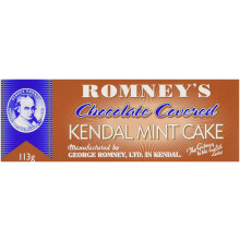 Romneys Chocolate Covered Kendal Mint Cake 113 g (Pack of 6)
