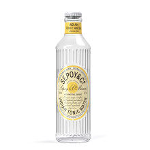 SEPOY & CO. Premium Indian Tonic Water - Pack of 6 x 200ml Glass Bottles | Low Calorie, Low Sugar Mixer & 100% Natural Ingredients | Made with