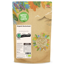 Wholefood Earth Organic Buckwheat ? 1 kg | GMO Free | Vegan | Source of Fibre | Certified Organic