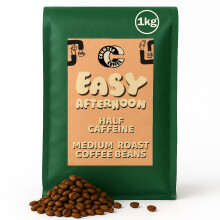 Counter Coffee | Signature Half Caf | 100% Arabica Beans Medium Roasted for a Balanced Flavour & Reduced Caffeine | Perfect for Filter Coffee | 1KG