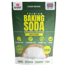SAHZ Premium Baking Soda 1.9KG | Food Grade Bicarbonate of Soda for Baking, Cooking & More | Perfect for Recipes, Tenderizing Meat & Enhancing Dough ?