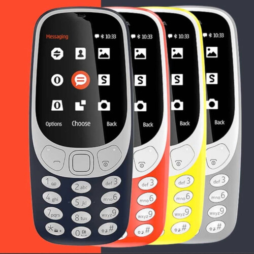 Celular Dual SIM 2G com tela de 2,4 polegadas e botões grandes, ideal para idosos. 1
