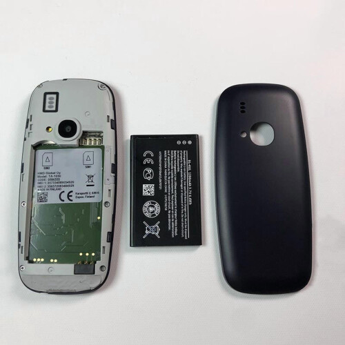 Celular Dual SIM 2G com tela de 2,4 polegadas e botões grandes, ideal para idosos. 2