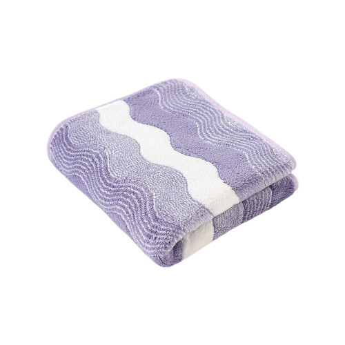 Serviette de bain en polyester doux et épais 75 x 35 cm rose café 1