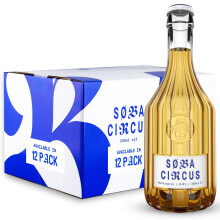 Soba Circus Nootropic Drink | Alcohol Free Nootropic Drink | Botanicals with Yerba Mate L Theanine Ginseng Green Tea Caffeine | Low Sugar Low Cal