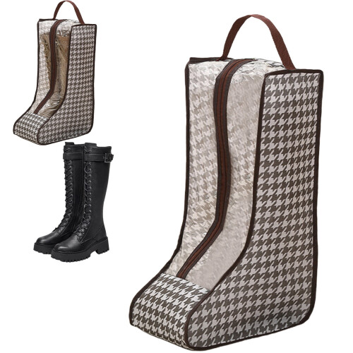 Sac de rangement pour bottes hautes avec fermeture éclair et poignée 1