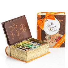 Venchi - Mini Book with Assorted Cremini Chocolates, 127g - Gift Idea - Gluten Free, Brown