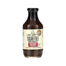 G Hughes Smokehouse Sugar Free BBQ Sauce, Hickory, 18 Ounce