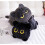 Μαξιλάρι για γάτες Cuddly Black – Μακρύ σχήμα για σύσφιξη ποδιών, βοήθημα ύπνου και 3