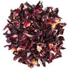 Hibiscus Organic Flowers Herbal Tea - Lemon Tart & Berry Rich - Classic Sweet Sour Rose Mallow 200g